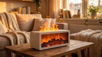What makes the flame effect feel so calming?