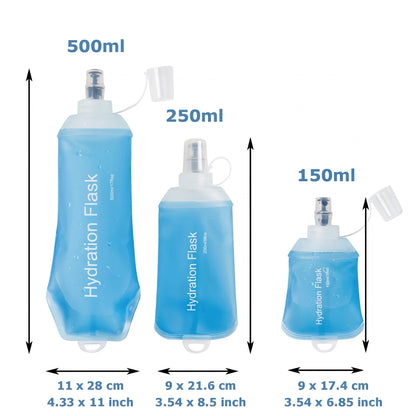 Collapsible Soft Flask – 150ML / 250ML / 500ML