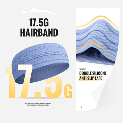 Non-Slip Moisture-Wicking Running Headband